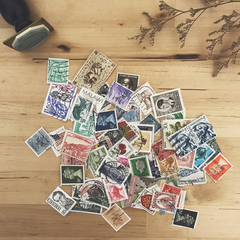 Foreign stamps 25 stamps - อื่นๆ - กระดาษ 