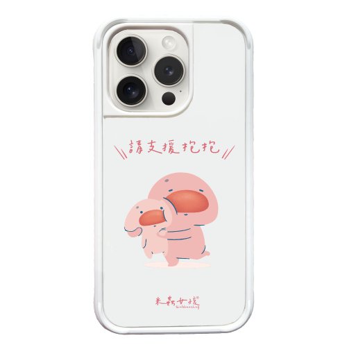 COMPLE MagSafe 感應式卡槽防摔殼 米蟲女孩-抱抱 For iPhone