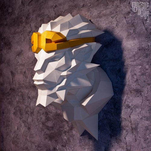 問創 Ask Creative 問創DIY手作3D紙模型 - 孫悟空壁飾