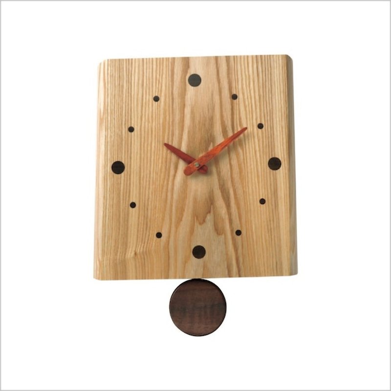 Hokkaido Asahikawa Kobo Pecker F12-1 original wood board pendulum clock - Clocks - Wood 
