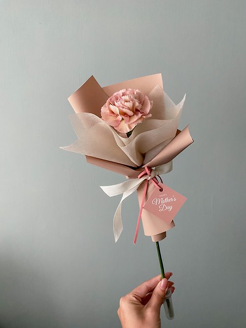 VAVA Flower | 花逸品 鮮花 / 單支康乃馨鮮花花束 / 母親節花束