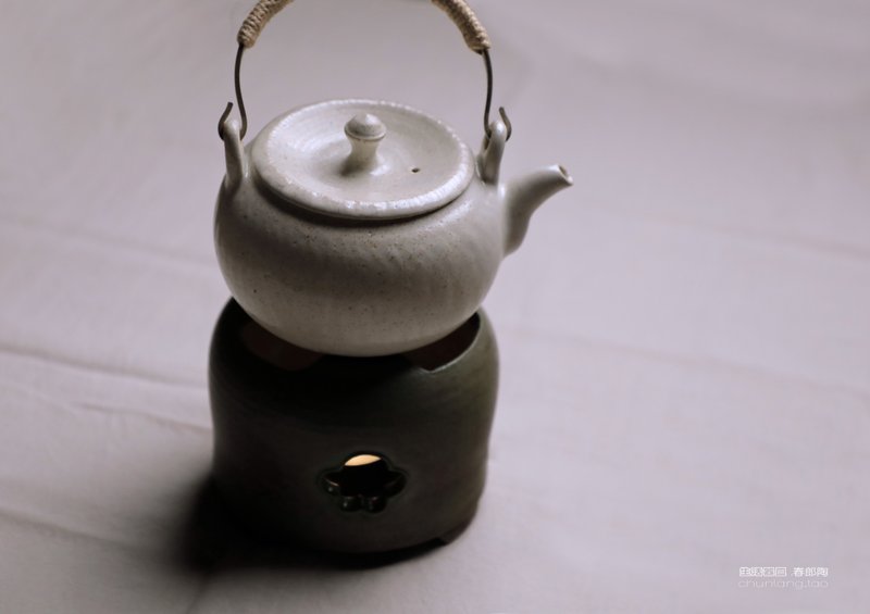 Chun Lang Tao - Matte Bronze Rust - Tea Warmer - ถ้วย - ดินเผา 