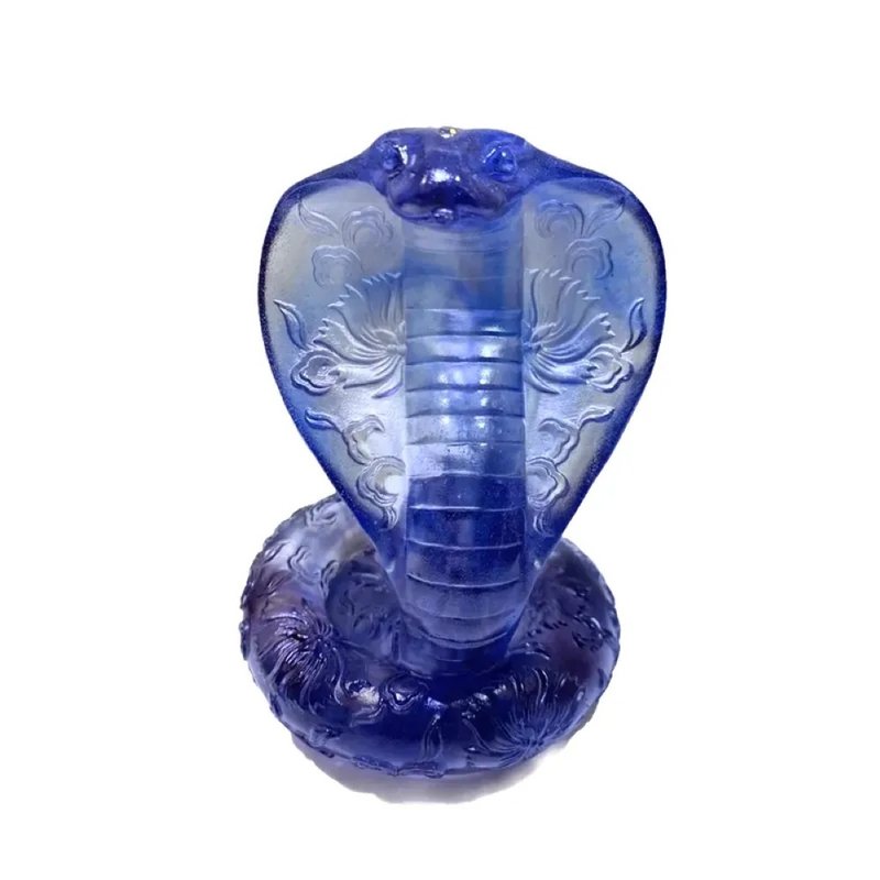 LIULI Huaguang welcomes the sun and moon, birthdays, collections, etc. - Items for Display - Colored Glass Blue