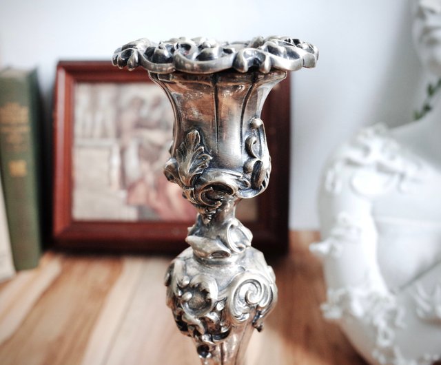 貴重アンティークディスプレイ装飾スタンドブロンズ