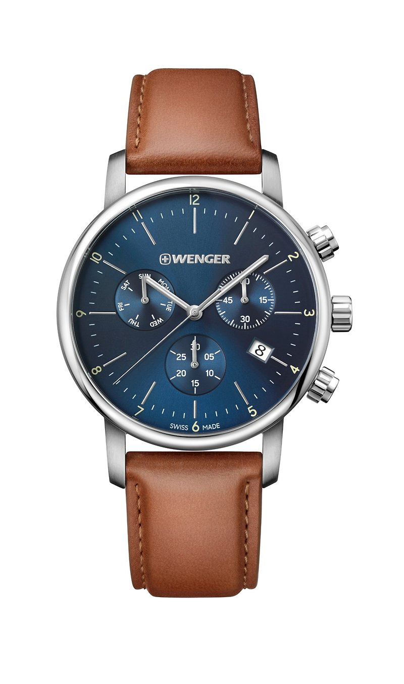 Wenger Metropolis - Chronograph - Men's & Unisex Watches - Stainless Steel Silver