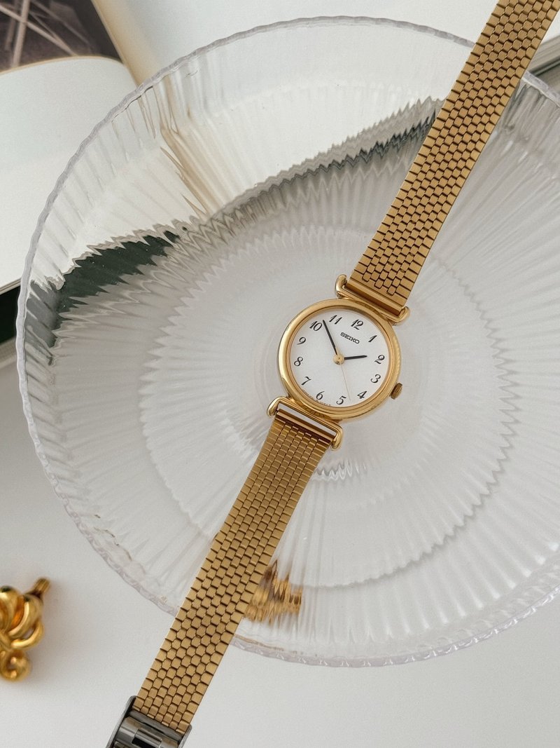 Vintage Seiko Gold Tone Bracelet Watch - 女錶 - 其他金屬 金色