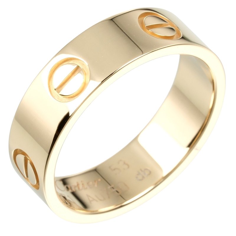 【日本直送】カルティエ CARTIER ラブ 13号 リング 指輪 K18YG イエローゴールド 約5.95g【中古】Aランク - 戒指 - 貴金屬 金色