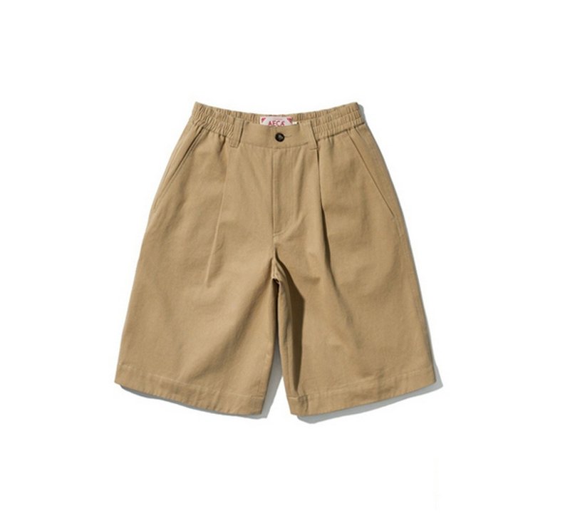 AECA Chino Burmuda Shorts中寬單褶百慕達短褲(兩色) - 男短褲/工作短褲 - 其他材質 多色