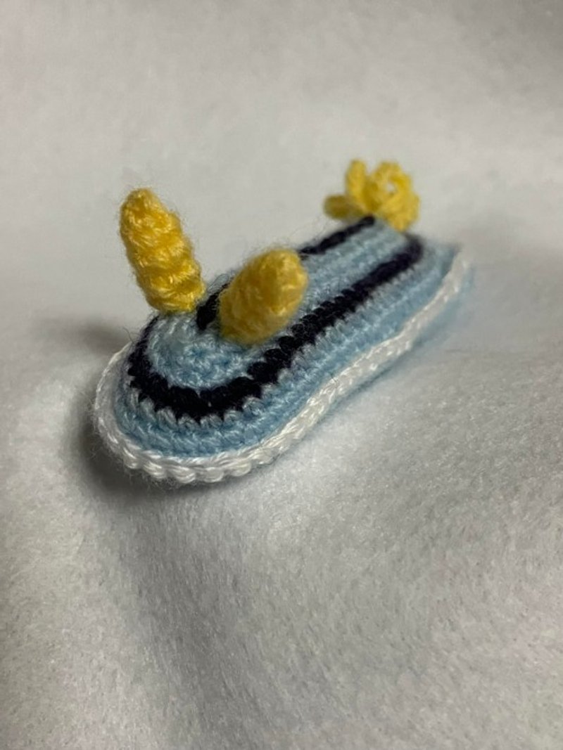 かぎ針編み海洋生物ウミウシかわいい編みぐるみ - 編織/刺繡/羊毛氈/縫紉 - 棉．麻 