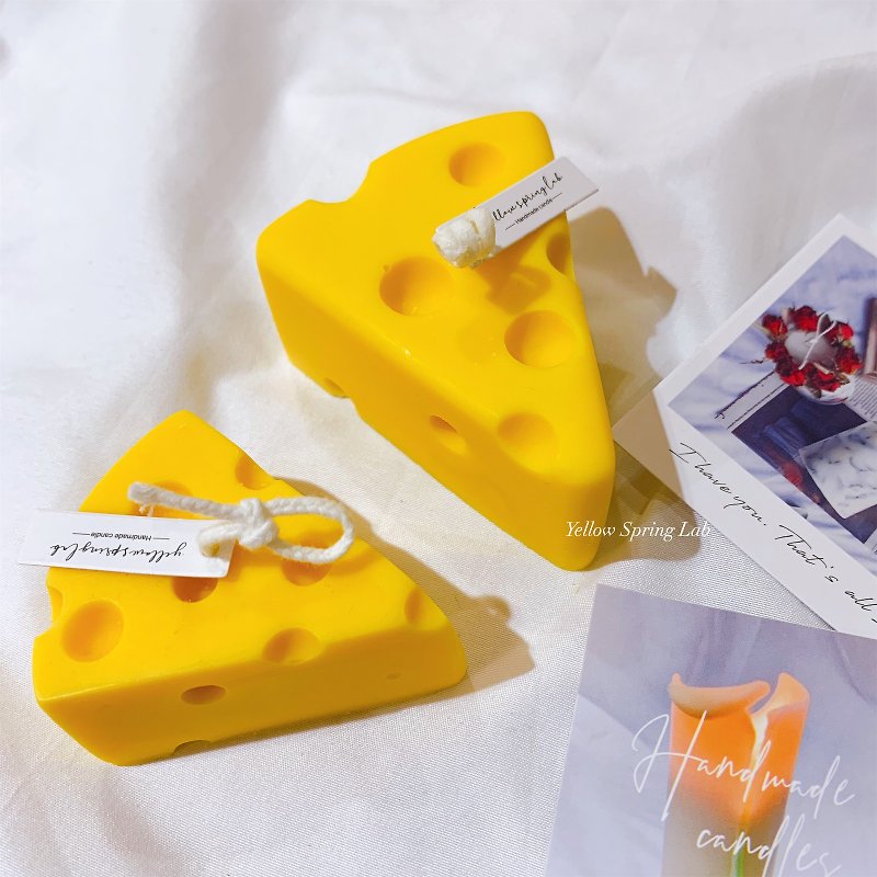 Cheese candle American environmentally friendly soy candle scented candle Tom and Jerry Mouse - เทียน/เชิงเทียน - ขี้ผึ้ง 