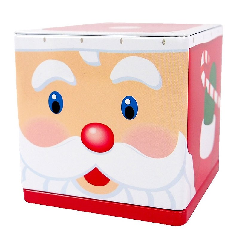 Christmas tin storage box - Santa Claus [Hallmark-Gift Christmas Series] - Storage - Other Materials Red