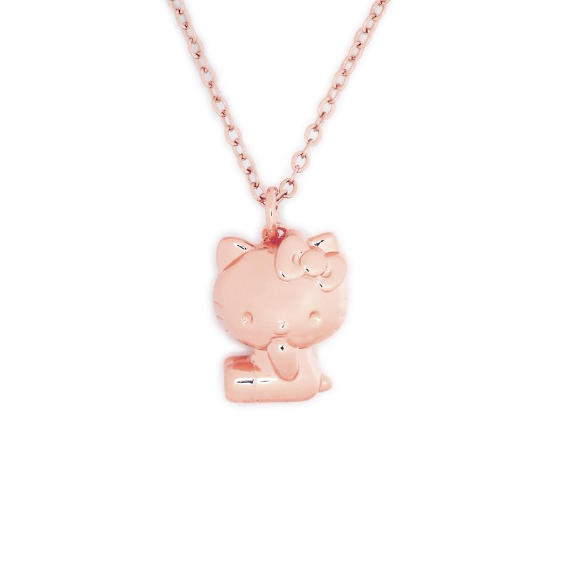 Genuine Sanrio Hong Kong Handmade Dearest-Hello Kitty Aromatherapy Necklace - สร้อยคอ - โลหะ 