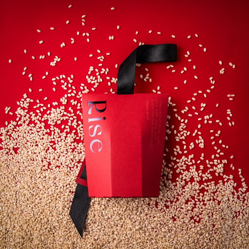 Rise【Sprouted Rice Coffret】Value Experience Set-Classic Red-Top Wedding Souvenirs - Grains & Rice - Other Materials 