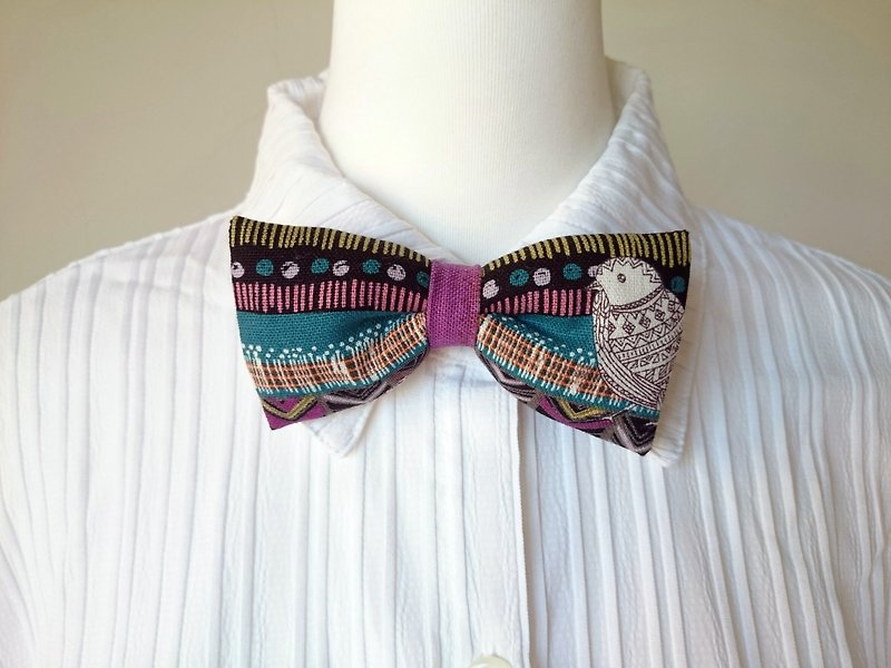 Three-dimensional bow tie bow bow tie*SK* - Bow Ties & Ascots - Cotton & Hemp 
