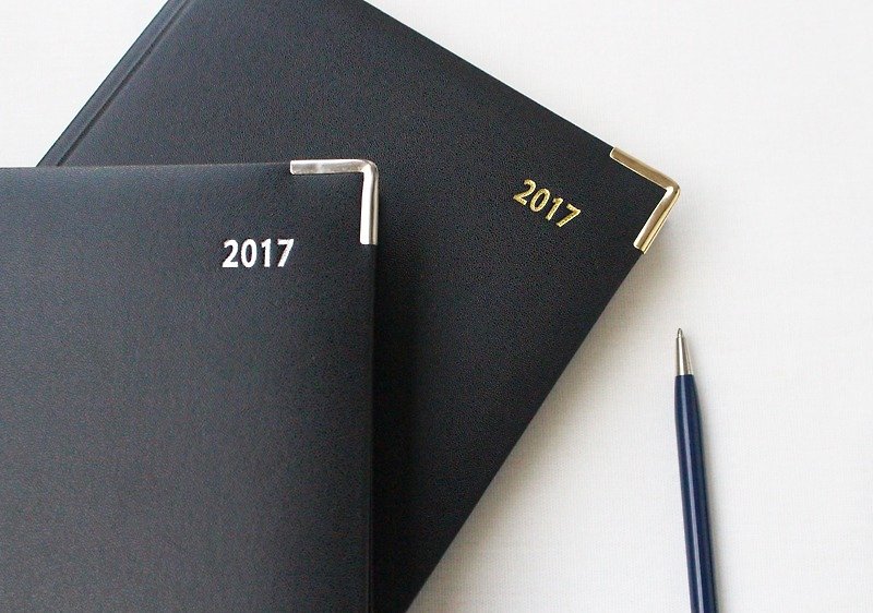 ◤ [20%] of the 2017 Professional Diary annual log (silver) / PDA calendar Diary manual universal notebook Planning - สมุดบันทึก/สมุดปฏิทิน - กระดาษ สีเงิน