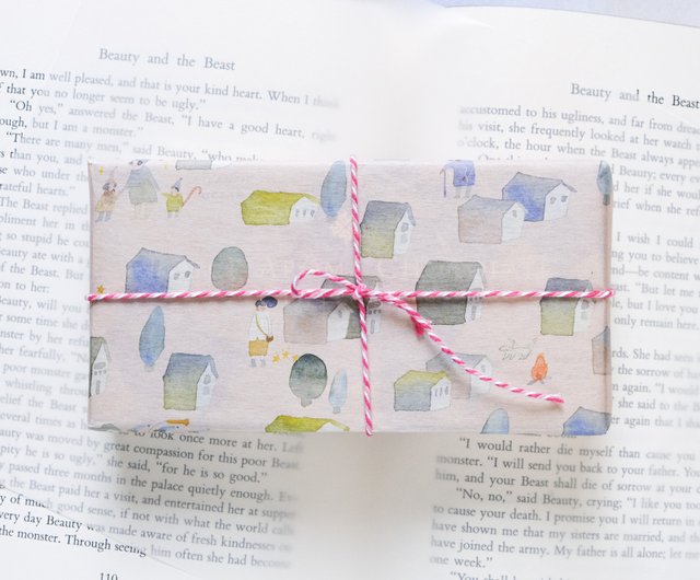 Wrapping Paper - The Village  Gift Wrap, gift wrapping, Washi