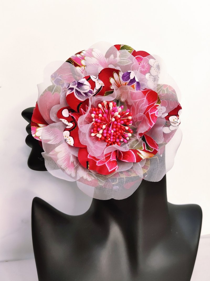 小眾訂製服裝配件 客家花布胸花 頭飾 頸飾 肩花 造型So Easy - 胸花/手腕花 - 棉．麻 