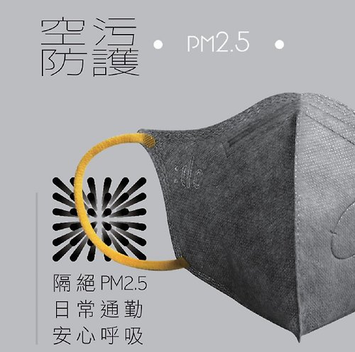 :dc 克微粒口罩 :dc 克微粒 - 立體奈米薄膜口罩 職業防護- PM2.5防護 (6片/盒)