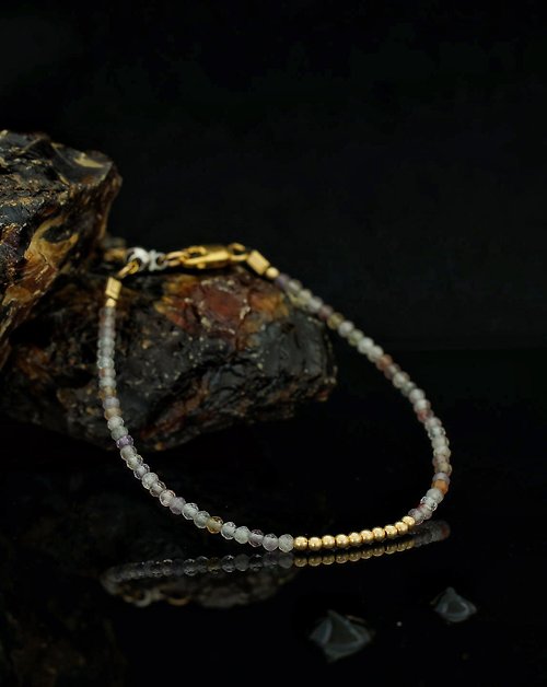 BNA Jewelry 記憶合金水晶手鍊系列 超級７ 14K包金 GF 手鍊