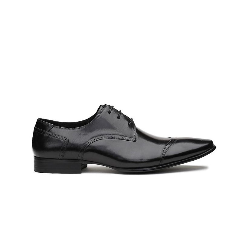 Kings Collection Genuine Leather Hawkley Shoes KV80020 Black - Men's Leather Shoes - Genuine Leather Black