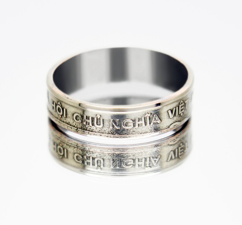Vietnam Coin Ring 5000 dong 2003 coin rings for men coin rings for women - แหวนทั่วไป - โลหะ 