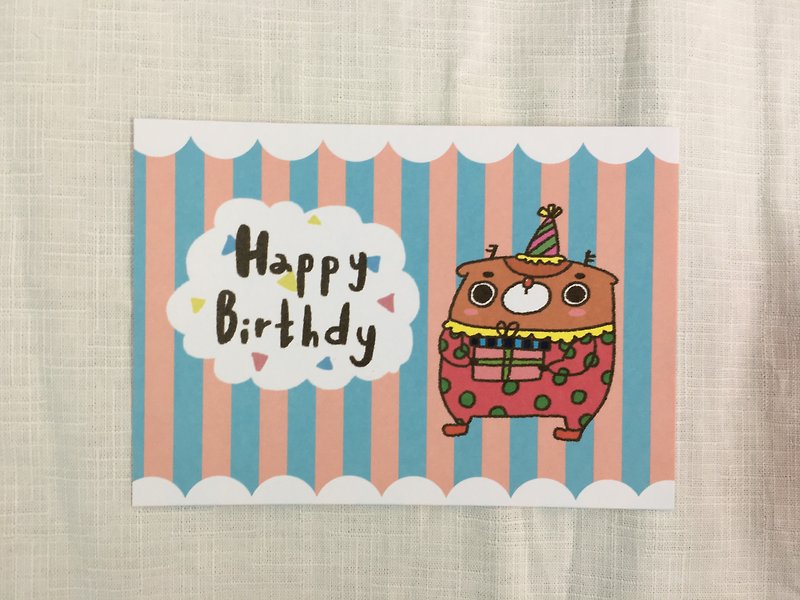Postcard / Happy Birthday! - การ์ด/โปสการ์ด - กระดาษ 