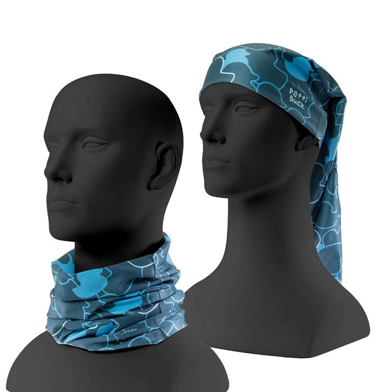 Bone / UV Magic Turban Neck Gaiter - Fitness Accessories - Polyester Multicolor