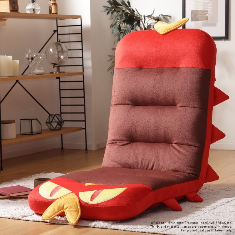 【CELLUTANE】 A1400 寶可夢 燒火蚣和室椅 - 椅子/沙發 - 其他材質 紅色