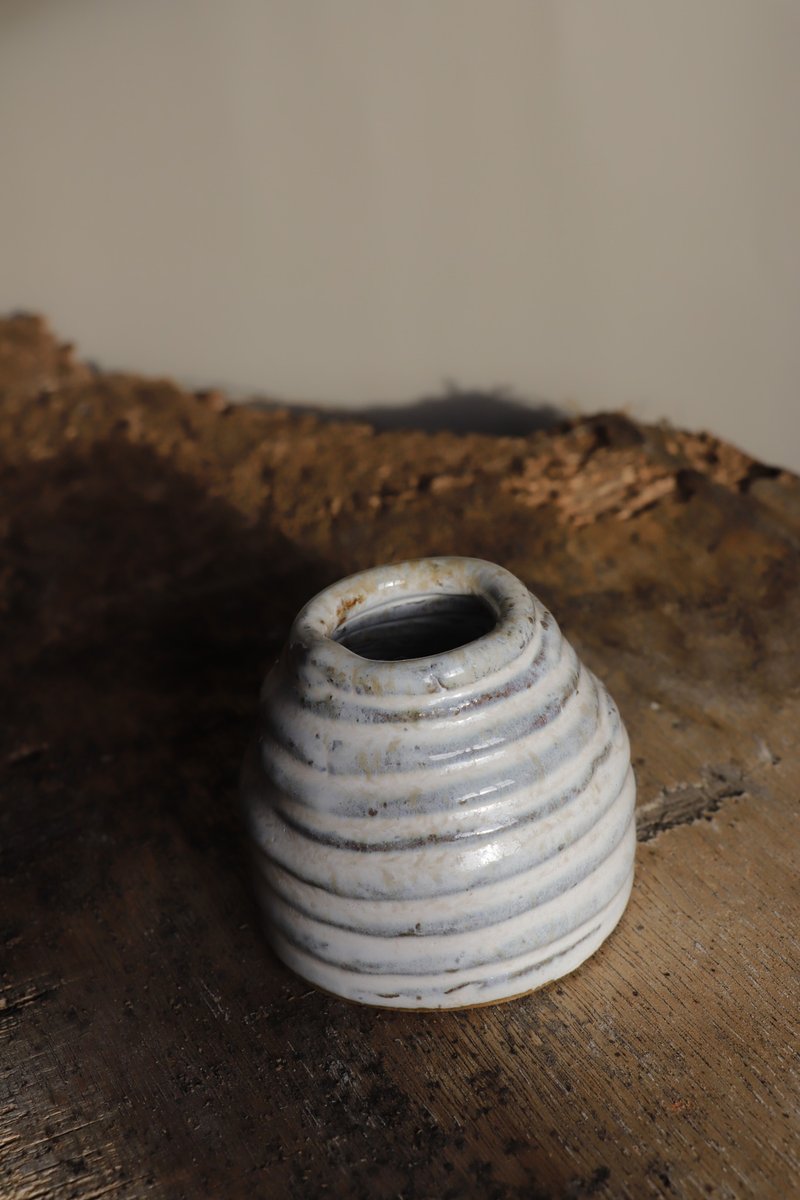 米其林銀絲卷小陶器 - 花瓶/花器 - 陶 透明