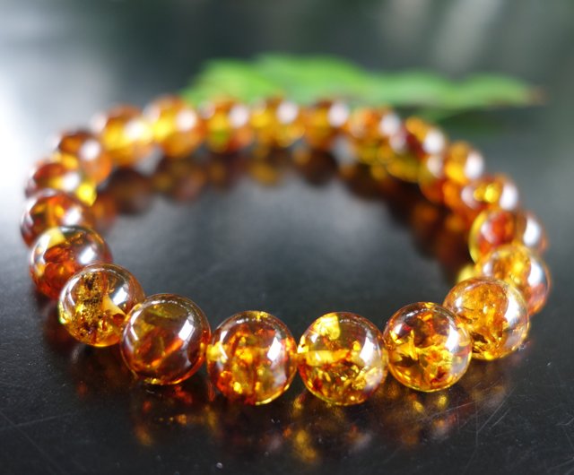 flower amber bracelet