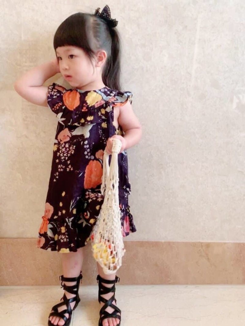 the fish tail baby dress - double gauze - Skirts - Cotton & Hemp Multicolor