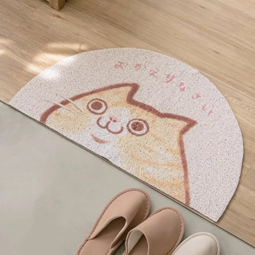 Japanese frost mountain wave-shaped anti-mildew absorbent quick-drying  diatomite bathroom floor mat-28x50cm - Shop shimoyama-jp Rugs & Floor Mats  - Pinkoi