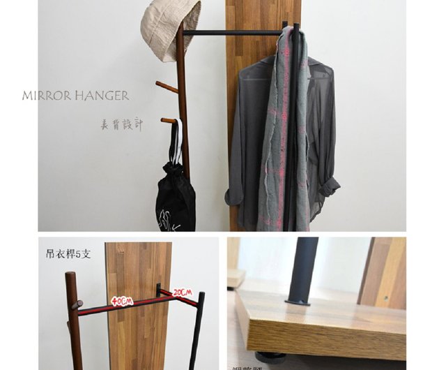 Full Length Mirror Hanger Coat Rack Hanger Hanger Standing Mirror