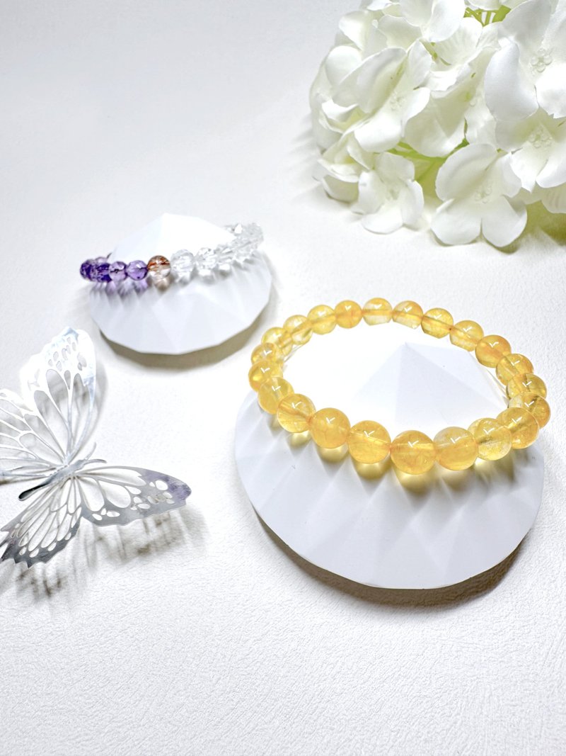 黃水晶 Citrine 手鏈 - 手鍊/手環 - 水晶 