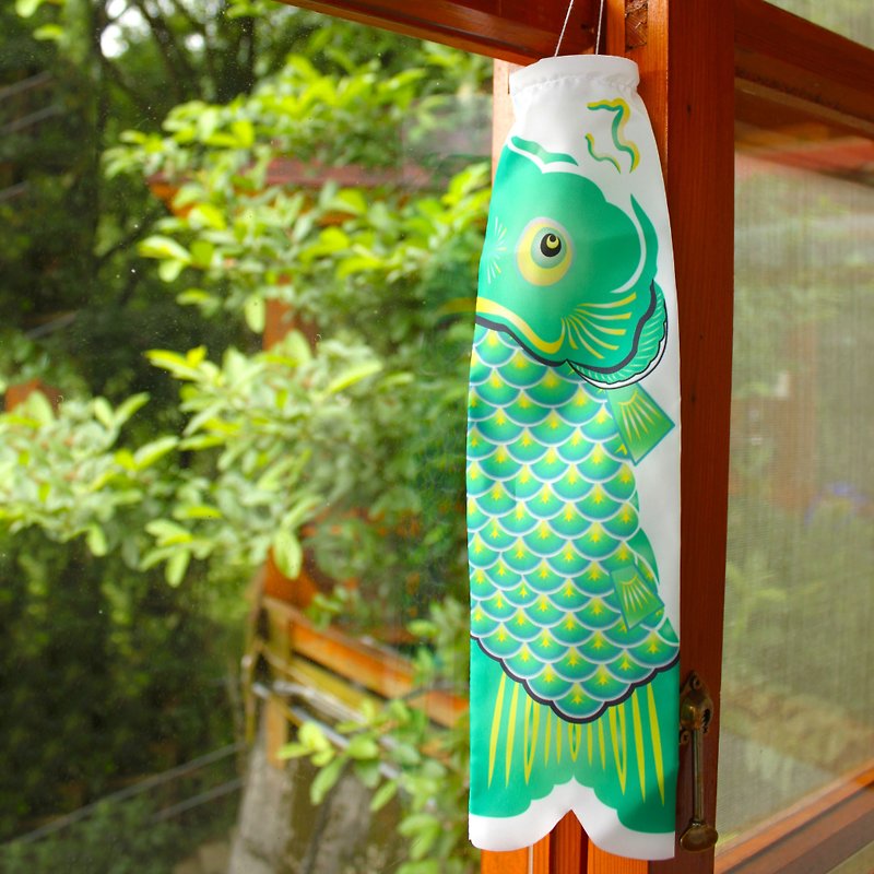 日式鯉魚旗30CM (糸彔) - 擺飾/家飾品 - 聚酯纖維 綠色