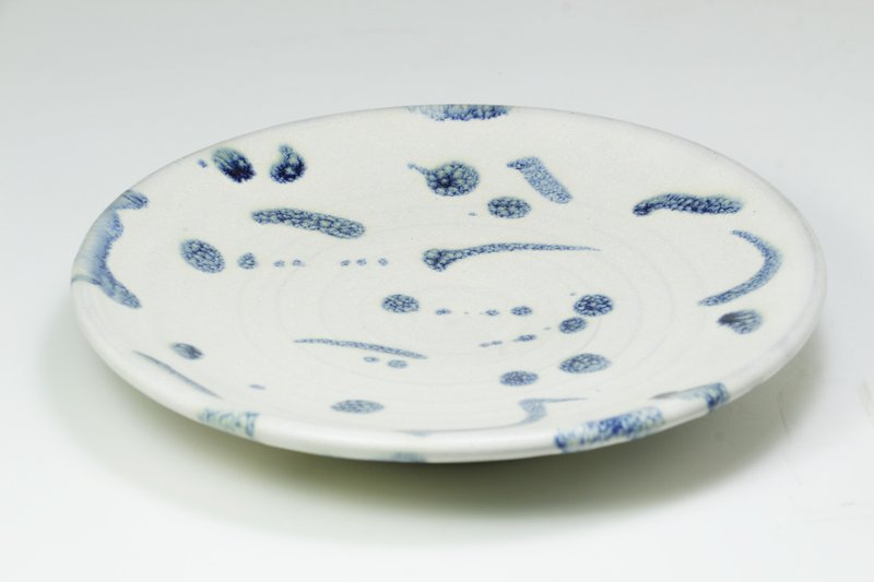 Beautiful blue and white double hanging glaze-pure handmade--hand made--blanking--glazing--clay - เซรามิก - ดินเผา สีน้ำเงิน