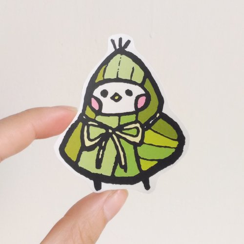 ちまきイラストステッカー3枚セット ショップ Apoozi Studio ブツ生物 シール Pinkoi