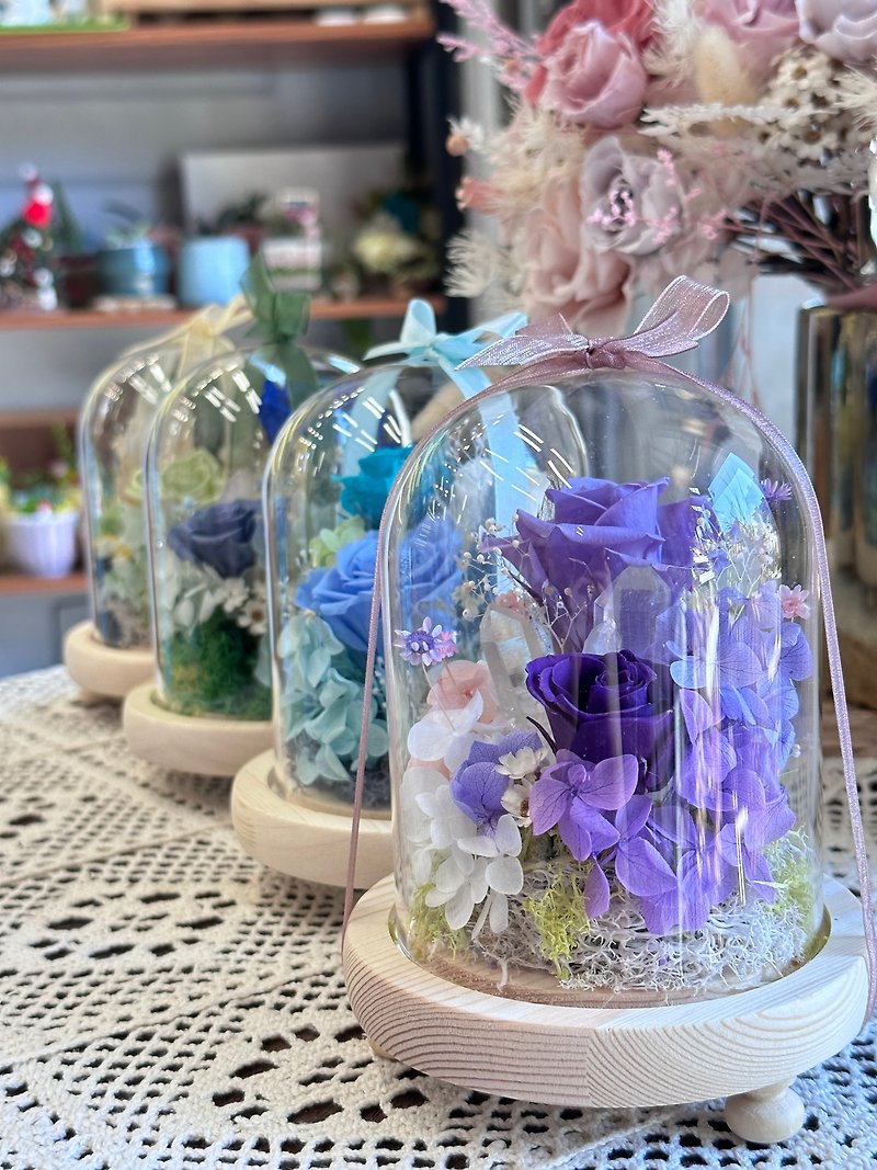 Healing Handicrafts - Immortal Flower Glass Cup Immortal Flower Glass Cup - จัดดอกไม้/ต้นไม้ - วัสดุอื่นๆ 