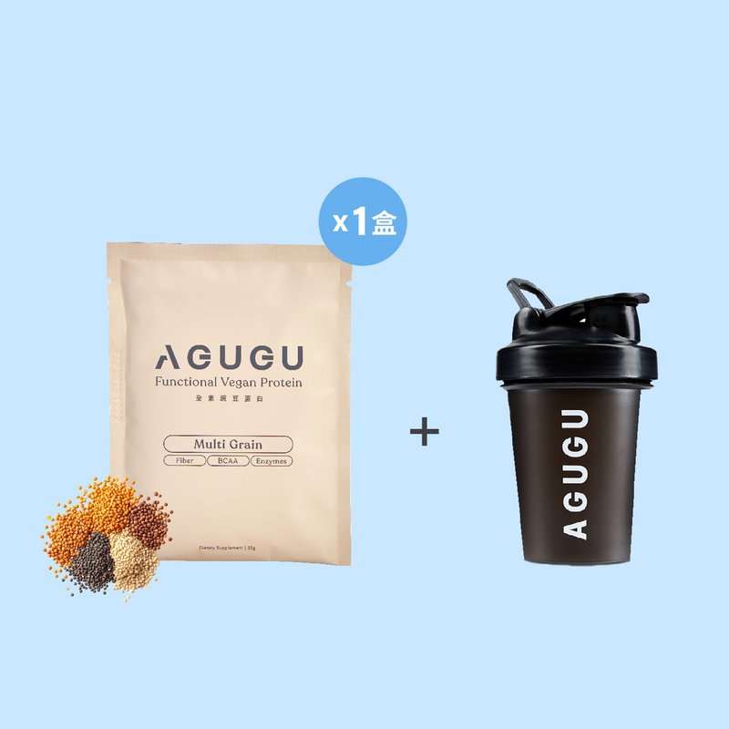 【AGUGU】豌豆蛋白組－綜合穀物－贈提環搖搖杯(12入/組) - 養生/保健食品/飲品 - 其他材質 