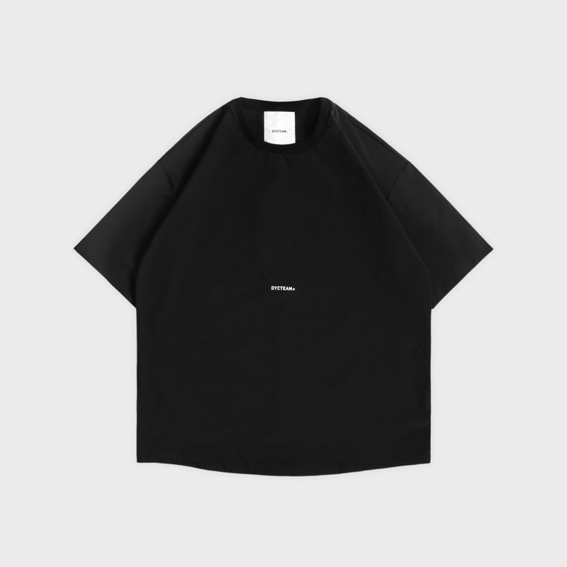 DYCTEAM - ECOYA Nylon 無水染色機能_寬鬆短袖TEE - 男 T 恤 - 其他材質 黑色