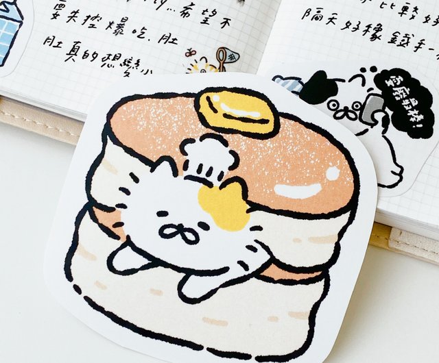 3 small cats single big stickers five generations/waterproof