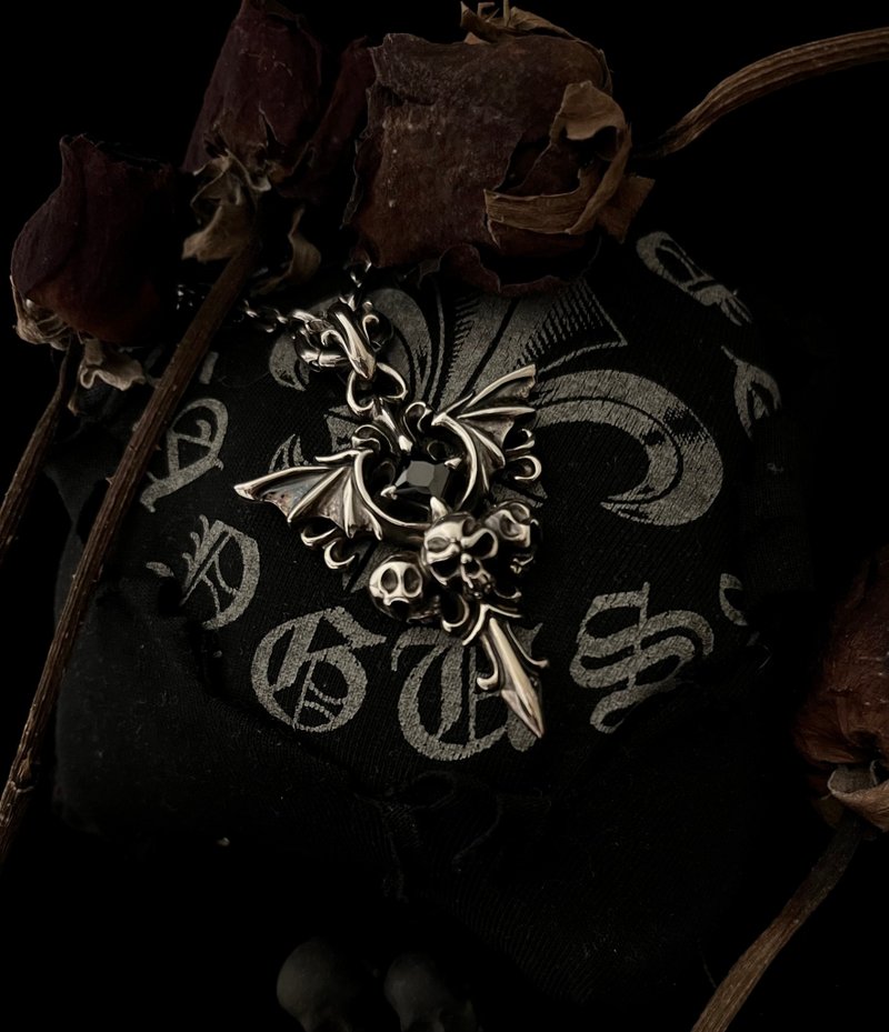 [Limited Edition] Devil 925 sterling silver pendant (excluding chain) - สร้อยคอ - เงินแท้ สีเงิน