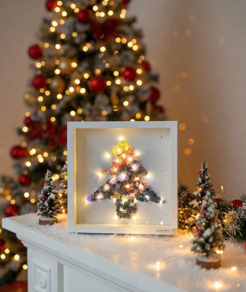 水晶聖誕樹  多款水晶可選擇  聖誕手作 (可使用文化幣) - 其他 - 其他材質 