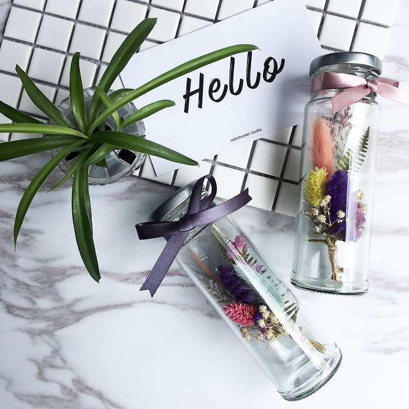 Wannabe Dry Vase ~ Wenshuo Sensation Table Set of Graduation Gift Desk Pendulum Eternity Flower Not Carved Gift Room Layout Floral Wedding Wedding Arrangement Dry Bouquet MIT Design Dry Gift Customized Wedding Small Story Valentine's Day Gift Christmas - Plants - Plants & Flowers Multicolor