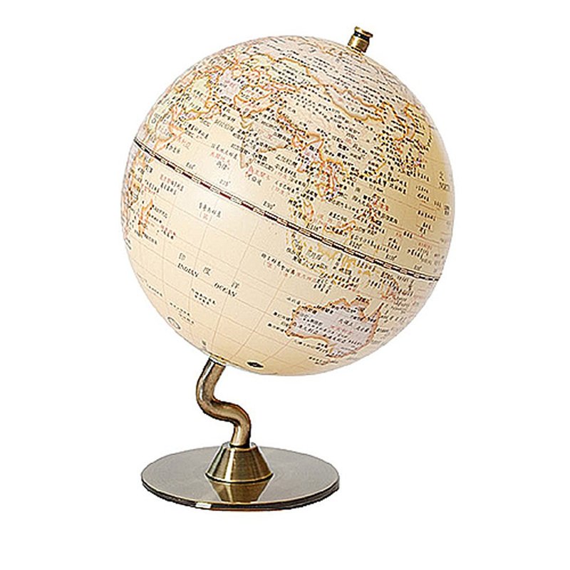 SkyGlobe 5吋仿古金屬底座地球儀(中文版) - 擺飾/家飾品 - 其他金屬 金色