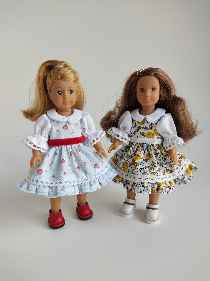 PDF sewing pattern for mini American Girl dolls. - 手工藝教學/工具書 - 其他材質 