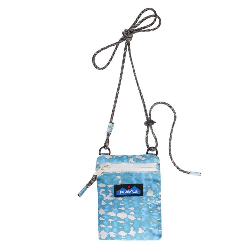 【西雅圖 KAVU】Waspusk Pouch 休閒斜背小包 水波扎染 #9366 - 側背包/斜背包 - 其他材質 藍色
