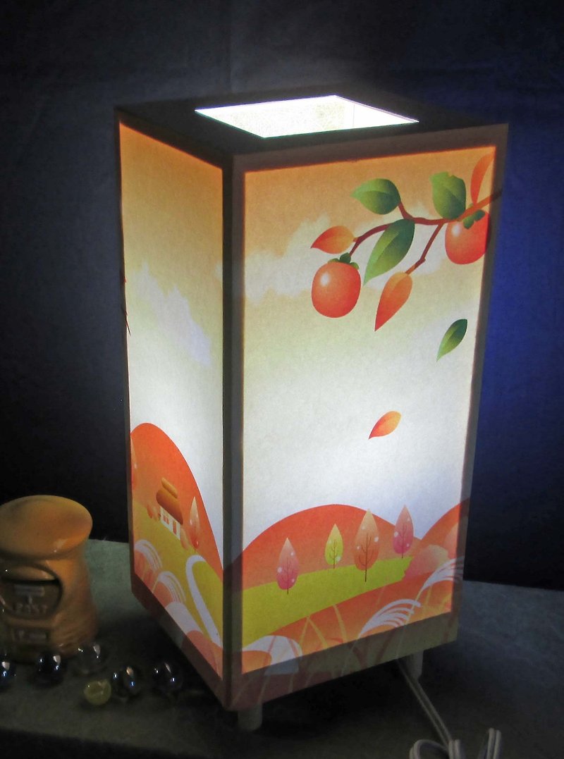 Furusato late autumn 【Shabara elephant】 medium size · LED dream lighting decorative light stands the real pleasure! - โคมไฟ - กระดาษ 