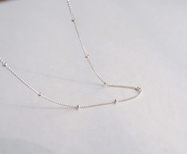 Sterling Silver Satellite Necklace Chain