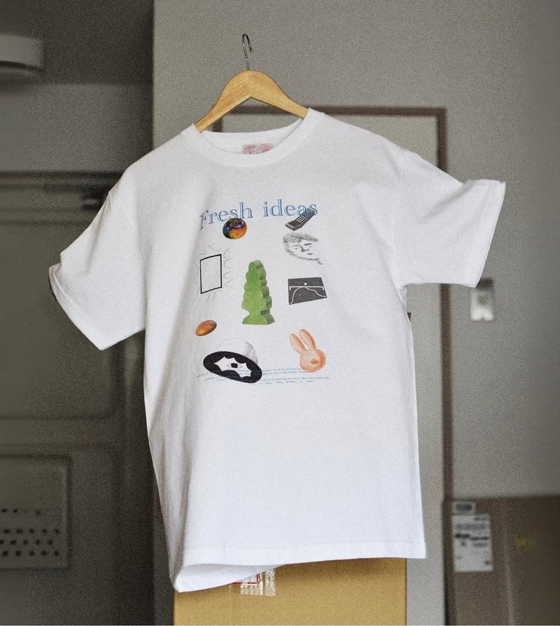 山口崇多Agata Yamaguchi Flesh ideas T-shirts - 男 T 恤 - 棉．麻 多色